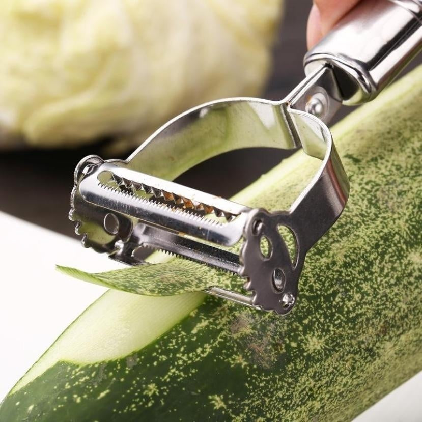 Éplucheur de fruits et légumes en acier inoxydable
